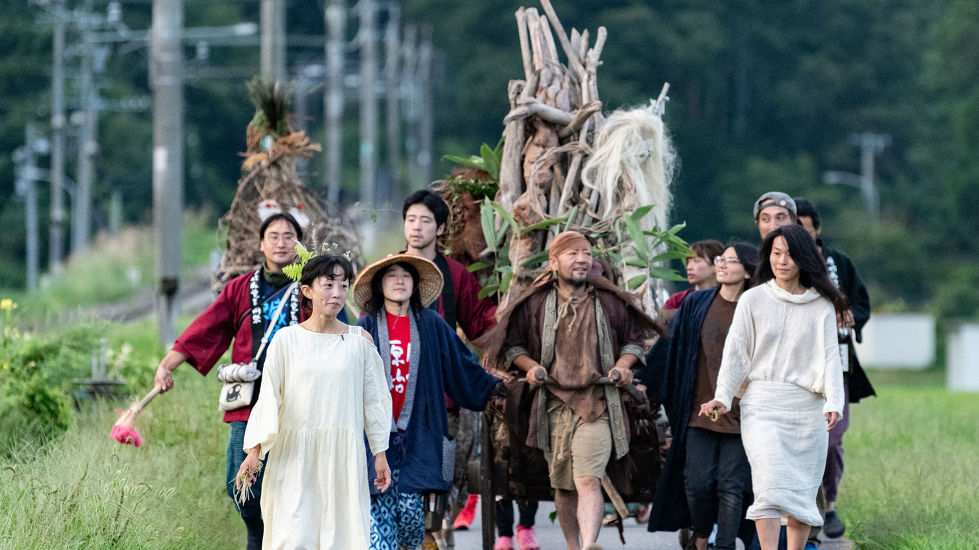 本祭り　山車曳き