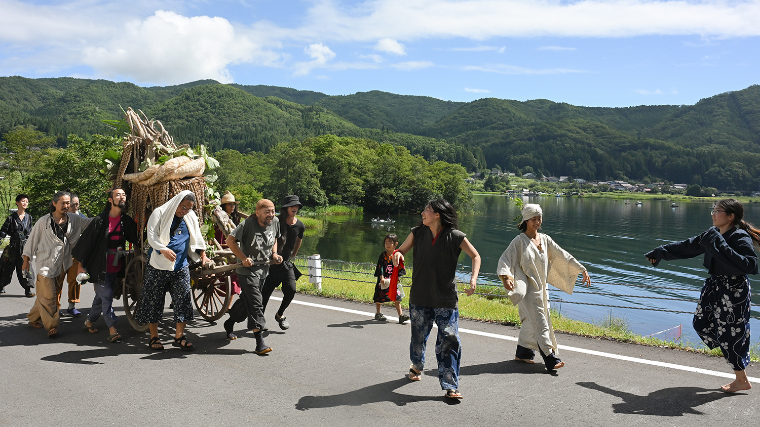 山車曳き